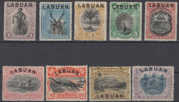 Labuan - Definitives - Set Of 9 - Mi 47~55 - 1894 - Sonstige & Ohne Zuordnung