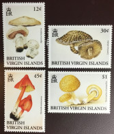 British Virgin Islands 1992 Mushrooms Fungi MNH - Hongos