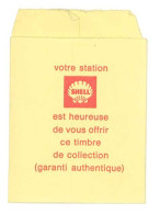 Petit Sachet Papier (vide) Station Shell - Werbung