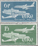 Irland 148-149 (kompl.Ausg.) Postfrisch 1961 Flugzeuge - Ongebruikt