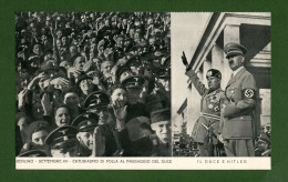 D-IT PNF #B- Pagina Calendario 1938 Mussolini E Hitler A Berlino - Historische Documenten