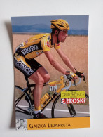 Cyclisme Cycling Ciclismo Ciclista Wielrennen Radfahren LEJARRETA GAIZKA (ONCE-Eroski-Würtz 2001) - Wielrennen