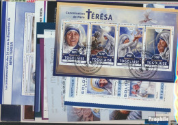 Motive Briefmarken-20 Verschiedene Mutter Teresa Blöcke - Mother Teresa