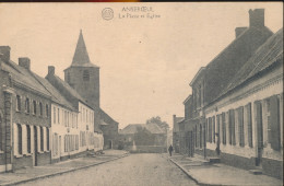 ANSEROEUL        LA PLACE ET EGLISE                             ZIE SCANS - Kluisbergen