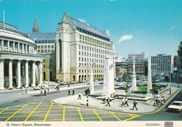 St Peters Square, Manchester - Lancashire - Unused Postcard - Lan3 - Manchester