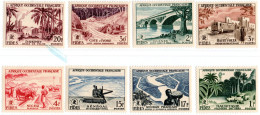 AFRICA OCCIDENTALE FRANCESE, FRENCH WEST AFRICA, FIDES, 1956, NUOVI (MLH*)  Scott:FR-EQ 65-72 - Unused Stamps