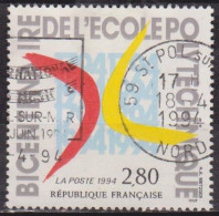 Ecole Polytechnique - FRANCE - X Stylisé - N° 2862 - 1994 - Oblitérés
