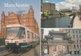 Manchester  Multiview - Lancashire - Unused Postcard - Lan3 - Manchester