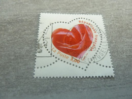 Coeur - Saint-Valentin - Rose Dans Un Coeur - 3f. - Yt 3219 - Multicolore - Oblitéré - Année 1999 - - Gebraucht