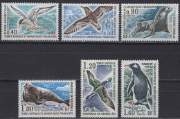 T.A.A.F / F.S.A.T - Definitives - Set Of 6 - Fauna - Mi 103~108 - 1976 - MNH - Nuovi