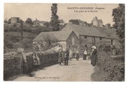 CPA 53 - SAINTE SUZANNE (Mayenne) - Vue Prise De La Rivière (animée) - Ed. Bailleul - Sainte Suzanne