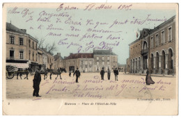 CPA 53 - EVRON (Mayenne) - Place De L'Hôtel De Ville - Ed. Lemeunier - Evron