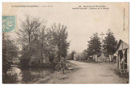 CPA 53 - SAINT-CALAIS (Mayenne) -  26. Chemin De La Grotte. Environs De Pré-en-Pail (petite Animation) - Phot. Davoust - Otros & Sin Clasificación