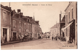 CPA 53 - QUELAINES (Mayenne) - Centre Du Bourg (petite Animation) - Cliché H. Mauxion - Sonstige & Ohne Zuordnung