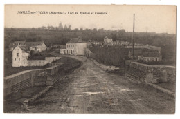 CPA 53 - NUILLE SUR VICOIN (Mayenne) - Vues Du Remblai Et Cimetière - Bouquet - Autres & Non Classés