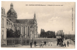 CPA 53 - CHATEAU GONTIER (Mayenne) - 1608. L'Hôpital Et Le Nouveau Quai - Ed. J. Malicot - Chateau Gontier