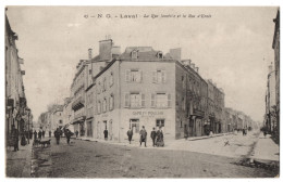 CPA 53 - LAVAL (Mayenne) - 25. La Rue Joinville Et La Rue D'Ernée - N. G. - Laval