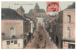 CPA 53 - EVRON (Mayenne) - Rue De La Fontaine - Ed. Lemeunier - Evron