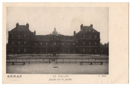 CPA 75 - PARIS - SENAT. Le Palais, Façade Sur Le Jardin- 2e Série - Autres Monuments, édifices