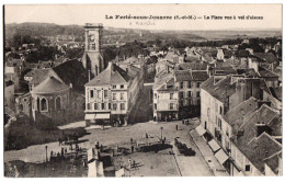 CPA 77 - LA FERTE SOUS JOUARRE (Seine Et Marne) - La Place Vue à Vol D'oiseau (marché) - La Ferte Sous Jouarre