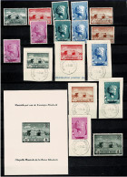 1940/41 532/537° & Serie Met 1édag Stempel Op Fragment , BL14** & PR45** : Muziekkapel - Gebraucht