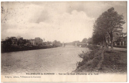 CPA 92 - VILLENEUVE LA GARENNE (Hauts De Seine) - Vue Sur Le Quai D'Asnières Et Le Pont - Ed. Brégou - Villeneuve La Garenne