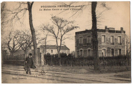 CPA 91 - PRESSOIR-PROMPT (Essonne) - La Maison Carrée Et Route D'Essonnes - Ed. Amaury - Sonstige & Ohne Zuordnung