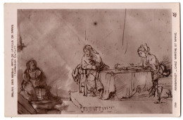 CPA Peinture - 298. REMBRANDT - Chez Marthe Et Marie - Collection Dutuit (palais Des Beaux Arts, Paris) - Paintings