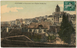 CPA 95 - PONTOISE (Val D'Oise) - Panorama Vers L'Eglise St-Maclou - R.F. (carte Tramée) - Pontoise