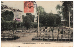 CPA 95 - ENGHIEN LES BAINS (Val D'Oise) - Le Jardin Des Roses - Ed. J. Moirand - Enghien Les Bains