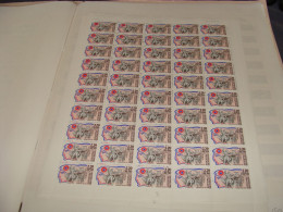 N° 2564 Au2569 En Feuille  De 50 Timbres  Neufs Cote 330 Euros Faciale 100 Euros - Full Sheets