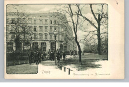 0-7000 LEIPZIG, Promenadenweg Am Schwanenteich, Belebte Szene, Verlag Trenkler # 138ca. 1900 - Leipzig