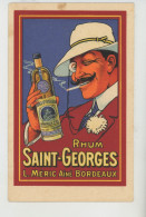 PUBLICITE - ALCOOL - Carte PUB Pour RHUM SAINT GEORGES - L. MÉRIC Aîné à BORDEAUX - Publicité