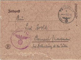 Feldpost Luftwaffe L68454 1943 > Arold Steinach Mittelfranken - Feldpost 2e Guerre Mondiale