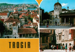 73610963 Trogir Trau Stadtansicht Uhrturm Trogir Trau - Kroatien