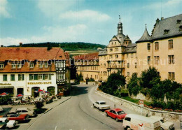 73610928 Bad Mergentheim Schlossplatz Mit Schloss Cafe Bad Mergentheim - Bad Mergentheim