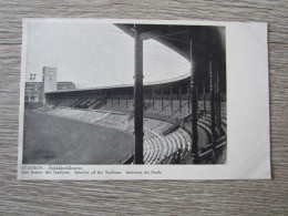 SUEDE  STOCKHOLM STADION  INTERIEUR DU STADE - Zweden