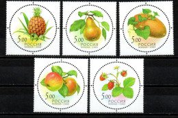 Russland 2003 - Mi.Nr. 1113 - 1117 - Postfrisch MNH - Früchte Obst Fruits - Fruit