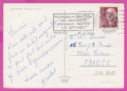 293805 / Spain - Benidorm Hotel PC 1974 USED  5 Pta General Francisco Franco Flamme " International Des Hispanistes.... - Lettres & Documents