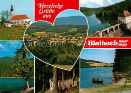 73609466 Blaibach Landschaftspanorama Bayerischer Wald See Wallfahrtskirche Wehr - Sonstige & Ohne Zuordnung