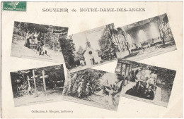 CPA DE CLICHY-SOUS-BOIS  (SEINE SAINT DENIS)  SOUVENIR DE NOTRE-DAME-DES-ANGES. MULTI-VUES - Clichy Sous Bois