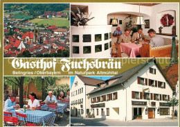 73609461 Beilngries Gasthof Fuchsbraeu Restaurant Terrasse Stadtpanorama Beilngr - Sonstige & Ohne Zuordnung