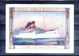 Compagnie Générale Transatlantique. Flandre - Dampfer