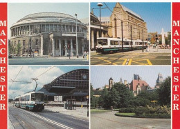 Greetings From Manchester Multiview  - Lancashire - Unused Postcard - Lan4 - Manchester