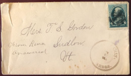 Etats-Unis, N°61 Sur Enveloppe De Kansas City 1885 - 2 Photos - (B1351) - Storia Postale