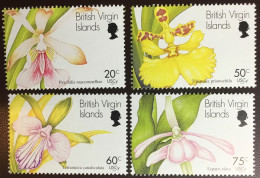 British Virgin Islands 1997 Orchids Flowers MNH - Orchidee