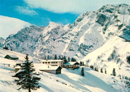 73609369 Berchtesgaden Berggaststaette Oberahornkaser Mit Hohem Goell Winterland - Berchtesgaden