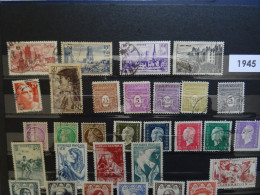 Lot Oblitérés 1945 - Used Stamps