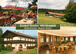 73608989 Hoellenstein Viechtach Gasthof Pension Miethaner Speiseraum Terrasse  - Sonstige & Ohne Zuordnung