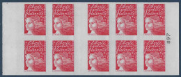 France Carnet LUQUET " PHILEX-FRANCE 99 " N°3085b-C4 Variété Prédécoupe Décalée Vers La Gauche Dans République Française - Modern : 1959-...